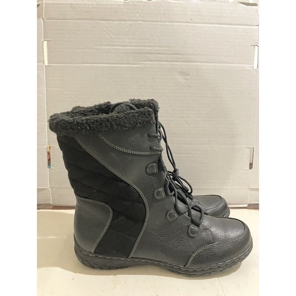 Naturalizer Romano Woman’s Size 5.5 M Black snow winter Weather Boot shoe - Picture 4 of 7